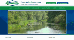 Desktop Screenshot of fraservalleyconservancy.ca